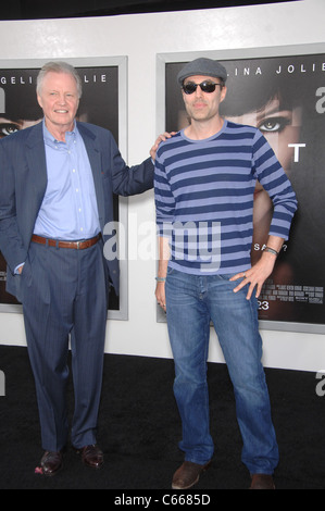 Jon Voight, James Haven at arrivals for SALT Premiere, Grauman's Chinese Theatre, Los Angeles, CA July 19, 2010. Photo By: Michael Germana/Everett Collection Stock Photo
