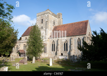 Church of Assumption and St Nicholas, Etchingham, East Sussex, England, UK Stock Photo