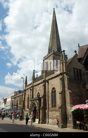 All Saints Church in Hereford England. Stock Photo