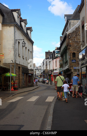 Rue Barre, Auray, Morbihan, Brittany, France Stock Photo