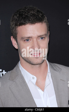 Justin Timberlake at arrivals for FRIENDS WITH BENEFITS Premiere, The Ziegfeld Theatre, New York, NY July 18, 2011. Photo By: Kristin Callahan/Everett Collection Stock Photo