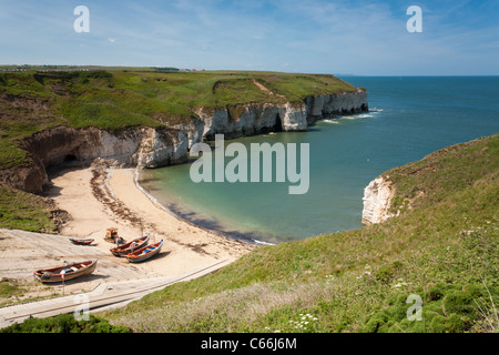 North Landing, Flamborough, Yorkshire Stock Photo