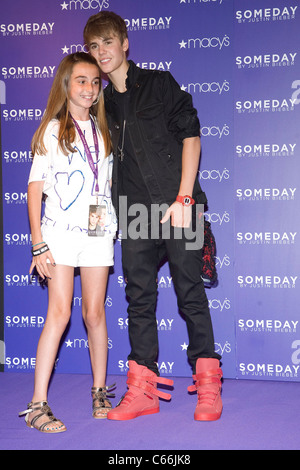 Justin Bieber at in-store appearance for Justin Bieber SOMEDAY Fragrance Launch, Macy's Herald Square Department Store, New York, NY June 23, 2011. Photo By: Lee/Everett Collection Stock Photo