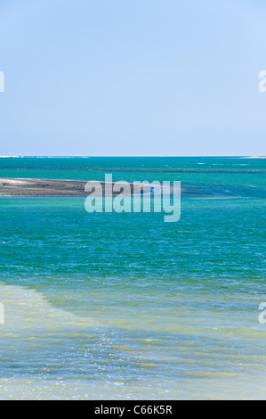 The Beautiful Turquoise Tasman Sea and Golden Sandy Beaches From Raglan Towards Manu Bay Waikato North Island New Zealand NZ Stock Photo