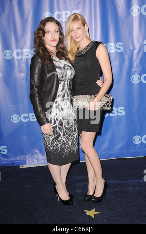 Kat Dennings, Beth Behrs at arrivals for CBS Upfront Presentation for Fall 2011, The Tent at Lincoln Center, New York, NY May 18, 2011. Photo By: Kristin Callahan/Everett Collection Stock Photo