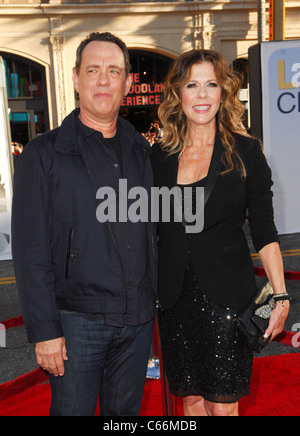 Tom Hanks, Rita Wilson at arrivals for LARRY CROWNE Premiere, Grauman's Chinese Theatre, Los Angeles, CA June 27, 2011. Photo By: Elizabeth Goodenough/Everett Collection Stock Photo