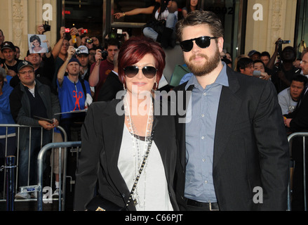 Sharon Osbourne, Jack Osbourne at arrivals for GNOMEO AND JULIET Premiere, El Capitan Theatre, Los Angeles, CA January 23, 2011. Photo By: Dee Cercone/Everett Collection Stock Photo