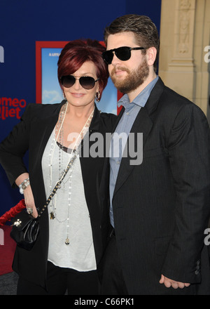 Sharon Osbourne, Jack Osbourne at arrivals for GNOMEO AND JULIET Premiere, El Capitan Theatre, Los Angeles, CA January 23, 2011. Photo By: Dee Cercone/Everett Collection Stock Photo