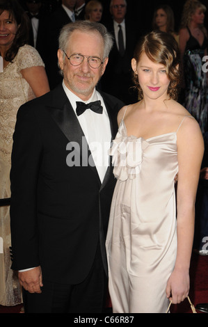 Steven Spielberg, daughter Sasha at arrivals for The 83rd Academy Awards Oscars - Arrivals Part 1, The Kodak Theatre, Los Angeles, CA February 27, 2011. Photo By: Dee Cercone/Everett Collection Stock Photo