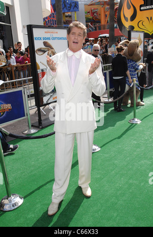 David Hasselhoff at arrivals for HOP Premiere, Universal CityWalk, Los Angeles, CA March 27, 2011. Photo By: Elizabeth Goodenough/Everett Collection Stock Photo