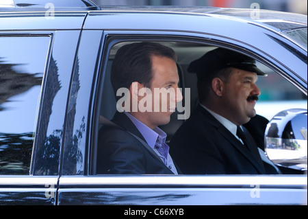 Will Arnett, films a scene at the 'Running Wilde' film set in Downtown Manhattan out and about for CELEBRITY CANDIDS - THURSDAY, , New York, NY August 26, 2010. Photo By: Ray Tamarra/Everett Collection Stock Photo