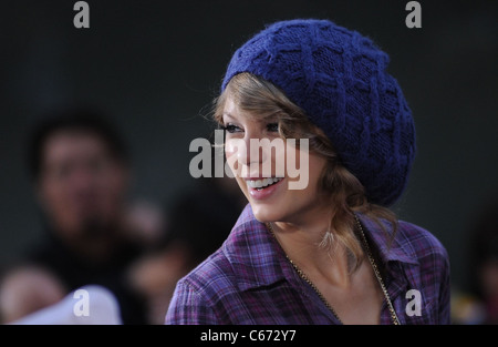 Taylor Swift on stage for NBC TODAY Show Concert Series with Taylor Swift, Rockefeller Plaza, New York, NY October 26, 2010. Photo By: Kristin Callahan/Everett Collection Stock Photo