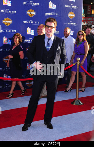 Chris Evans at arrivals for Captain America: The First Avenger Premiere, El Capitan Theatre, Los Angeles, CA July 19, 2011. Photo By: Tony Gonzalez/Everett Collection Stock Photo