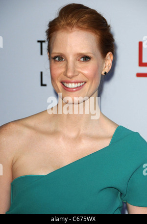 Jessica Chastain at arrivals for THE TREE OF LIFE Screening at LACMA, Bing Theatre, Los Angeles, CA May 24, 2011. Photo By: Dee Stock Photo