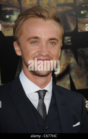 Tom Felton at arrivals for RISE OF THE PLANET OF THE APES Premiere, Grauman's Chinese Theatre, Los Angeles, CA July 28, 2011. Photo By: Dee Cercone/Everett Collection Stock Photo