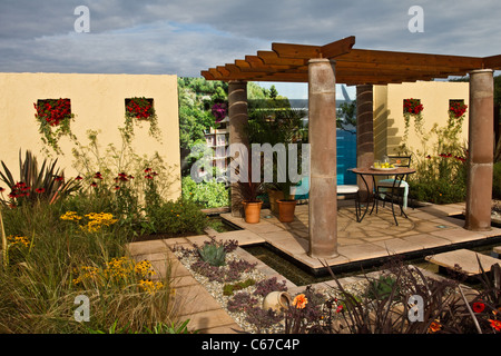 Gold Medal 'On Moonlit Bay' at the 28th Southport Flower Show Showground Victoria Park, 2011 Southport, Merseyside, UK Stock Photo