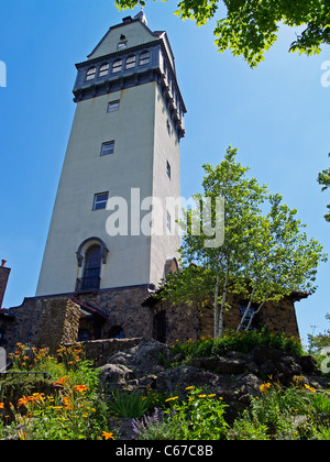 Heublein Tower, Talcott Mountain State Park, Connecticut Stock Photo