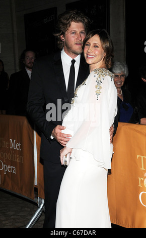 Sebastian Roche, Vera Farmiga at arrivals for The Metropolitan Opera of New York Gala Season Opening Night, Lincoln Center, New Stock Photo
