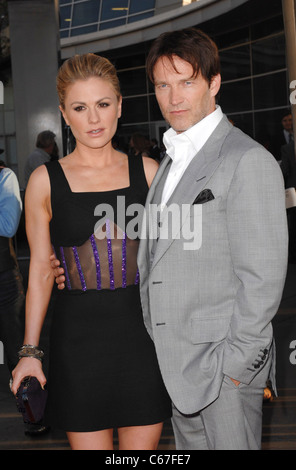 Anna Paquin, Stephen Moyer at arrivals for TRUE BLOOD Season Four Premiere on HBO, Arclight Cinerama Dome, Los Angeles, CA June
