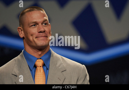 John Cena in attendance for WRESTLEMANIA XXVII Press Conference, Hard Rock Cafe, New York, NY March 30, 2011. Photo By: Kristin Stock Photo