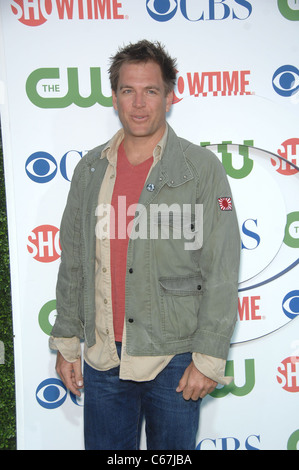 Michael Weatherly at arrivals for CBS, The CW and Showtime TCA Summer Press Tour Party, Beverly Hilton Hotel, Beverly Hills, CA Stock Photo