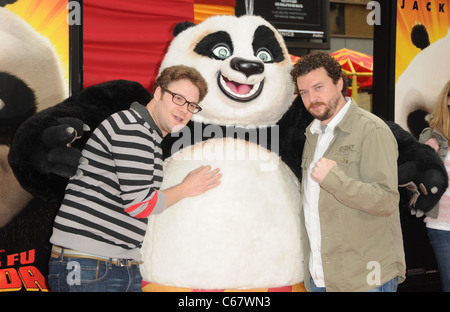 Seth Rogen, Danny McBride at arrivals for KUNG FU PANDA 2 Premiere, Grauman's Chinese Theatre, Los Angeles, CA May 22, 2011. Photo By: Dee Cercone/Everett Collection Stock Photo