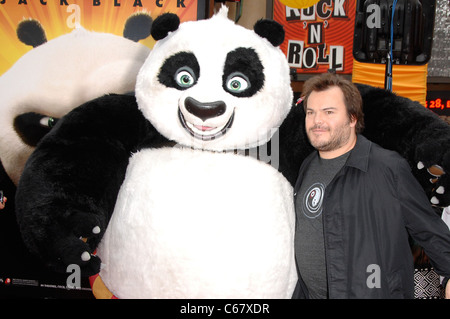 PO & JACK BLACK KUNG FU PANDA LOS ANGELES PREMIERE GRAUMANS CHINESE ...