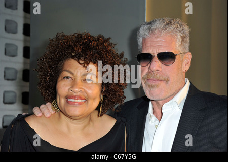 Opal Perlman; Ron Perlman at arrivals for SONS OF ANARCHY Season Three Premiere on FX, Arclight Cinerama Dome, Los Angeles, CA August 30, 2010. Photo By: Robert Kenney/Everett Collection Stock Photo