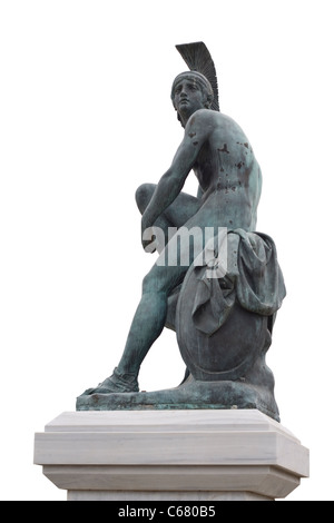 Ancient Greek semi-mythical hero Theseus in Athens, Greece. Stock Photo