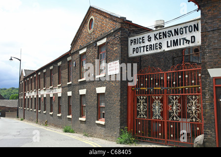 The Price and Kensington pottery works, Longport, Nr Burslem, Stoke-on-Trent, Staffordshire, England, UK Stock Photo