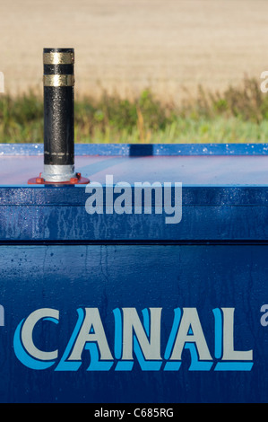 Canal boat abstract Stock Photo