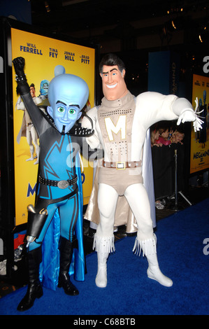 Megamind, Metro Man at arrivals for MEGAMIND Premiere, AMC Lincoln ...