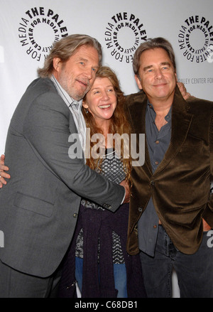 Jeff Bridges, Cindy Bridges, Beau Bridges in attendance for American Master’s Premiere of JEFF BRIDGES: THE DUDE ABIDES, The Paley Center for Media, Beverly Hills, CA January 8, 2011. Photo By: Michael Germana/Everett Collection Stock Photo