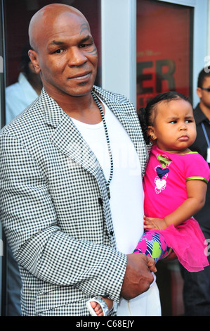 Mike Tyson, Milan Tyson at arrivals for ESPN Films' One Night In Vegas