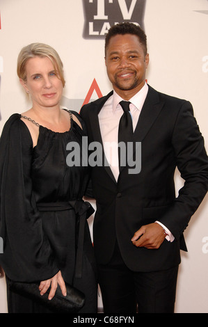 Cuba Gooding Jr. & Sara Kapfer attending the premiere of 'The Butler ...