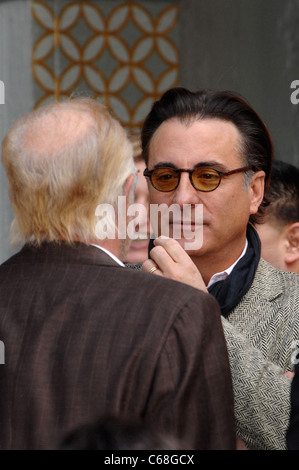 James Caan, Andy Garcia at a public appearance for Robert Duvall Hand- and Footprint Ceremony at Grauman's, Grauman's Chinese Theatre, Los Angeles, CA January 5, 2011. Photo By: Michael Germana/Everett Collection Stock Photo