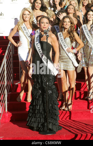 Miss Alabama USA, Madeline Mitchell in attendance for 2011 Miss USA
