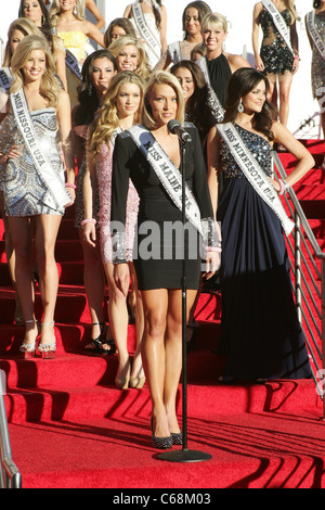 Miss Maine USA, Ashley-Lynn Marble at arrivals for Welcome Party for the 2011 MISS USA Pageant Contestants, Planet Hollywood Resort and Casino, Las Vegas, NV June 6, 2011. Photo By: James Atoa/Everett Collection Stock Photo