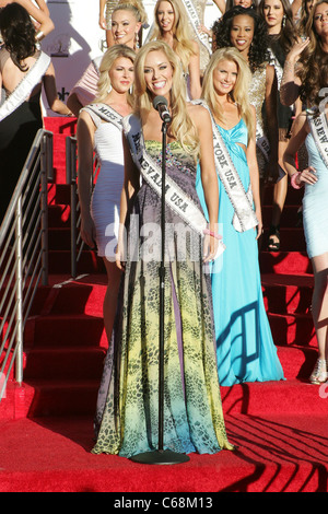 Miss Nevada USA, Sarah Chapman at arrivals for Welcome Party for the 2011 MISS USA Pageant Contestants, Planet Hollywood Resort Stock Photo