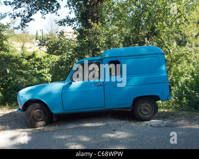 Old Renault Van, Valbonne, Cote De Azure, France Stock Photo