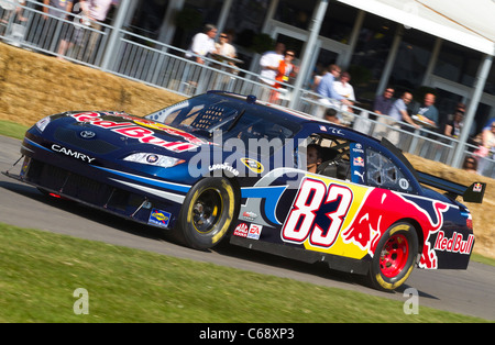 2007 Red Bull Racing Toyota Camry NASCAR at the 2011 Goodwood Festival of Speed, Sussex, England, UK. Stock Photo