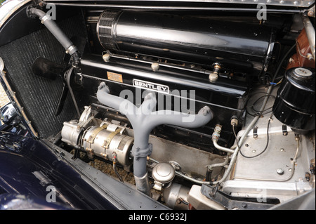 1938 Bentely 4 1/4 litre coupe, ex paris show car de villars body Stock Photo