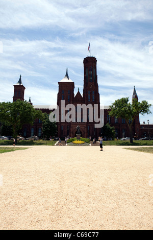 A view of the Smithsonian Institute in Washington DC Stock Photo