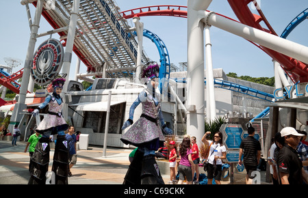 Roller Coaster Battlestar Galactica in Universal Studios Theme