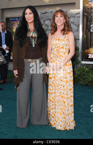 Cher, Kathy Griffin at arrivals for ZOOKEEPER Premiere, Regency Village Theater in Westwood, Los Angeles, CA July 6, 2011. Photo By: Elizabeth Goodenough/Everett Collection Stock Photo