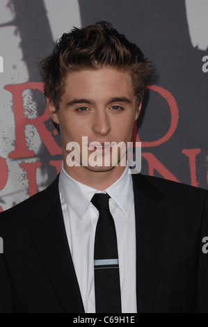 Max Irons at arrivals for RED RIDING HOOD Premiere, Grauman's Chinese Theatre, Los Angeles, CA March 7, 2011. Photo By: Elizabeth Goodenough/Everett Collection Stock Photo