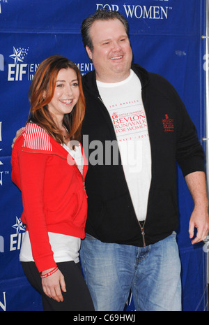 Alyson Hannigan, Eric Stonestreet in attendance for 18th Annual EIF REVLON Run/Walk for Women, Los Angeles Memorial Coliseum, Los Angeles, CA May 7, 2011. Photo By: Elizabeth Goodenough/Everett Collection Stock Photo