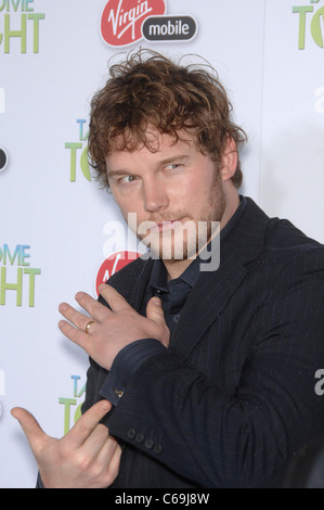 Chris Pratt at arrivals for TAKE ME HOME TONIGHT Premiere, LA Live Regal Cinemas Premiere, Los Angeles, CA March 2, 2011. Photo Stock Photo