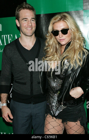 James Van Der Beek, Kesha Sebert in attendance for Ke$ha Official GET SLEAZY After Party at Chateau, Chateau Garden at Paris Las Vegas, Las Vegas, NV May 7, 2011. Photo By: James Atoa/Everett Collection Stock Photo