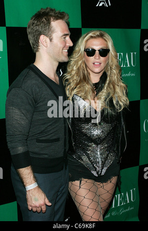 James Van Der Beek, Kesha Sebert in attendance for Ke$ha Official GET SLEAZY After Party at Chateau, Chateau Garden at Paris Las Vegas, Las Vegas, NV May 7, 2011. Photo By: James Atoa/Everett Collection Stock Photo